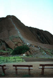 Aufstieg auf den Uluru