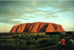 Sonnenuntergang am Uluru